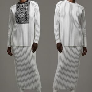 Printed Pinstripe Set